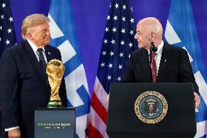 美媒：国际足联否认因凡蒂诺与美国国务卿或政府任何内阁官员通话