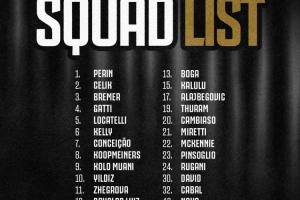 尤文友谊赛大名单：新援穆阿尼、切利克、阿拉伊贝戈维奇悉数入选
