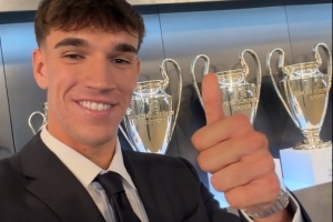 客战替补绝杀！埃斯皮：很快会在伯纳乌和大家见面 Hala Madrid