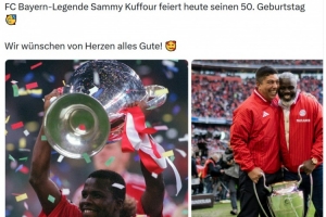拜仁官方祝库福尔50岁生日快乐，球员效力期间斩获17冠