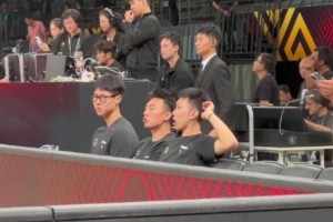 廖三宁与赵嘉义结束国家队任务 回归球队观战北控洲际杯首战