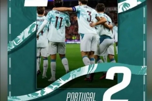替补未登场！C罗社媒转发葡萄牙2-1挪威海报：加油！