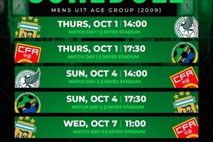 U17国足热身赛赛程：10月4日21点对阵墨西哥，7日18点对阵阿根廷